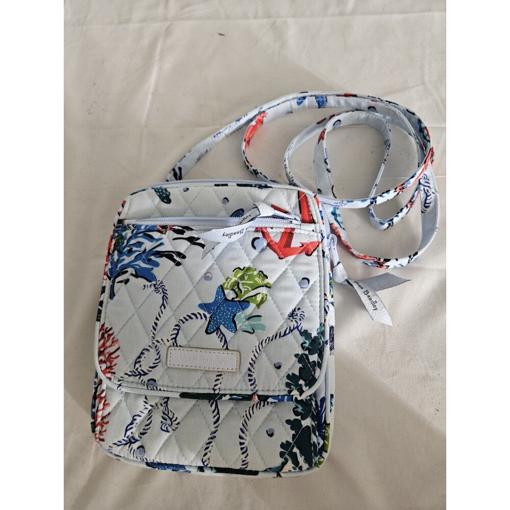 Never Used Retired VERA BRADLEY RFID Mini Hipster Crossbody Anchors Away Beachy